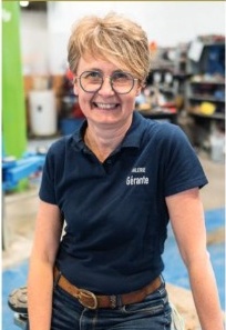 Valérie Pagnoux, gérante de la Carrosserie AD Sénéchaud