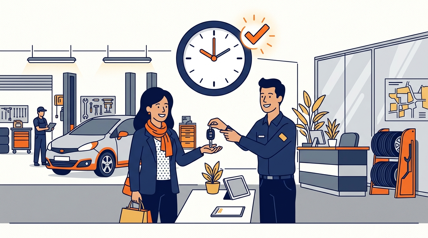 Illustration dessinée respect des délais clients